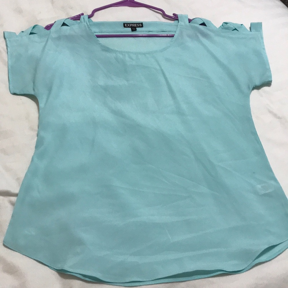 Cut-out beautiful blouse